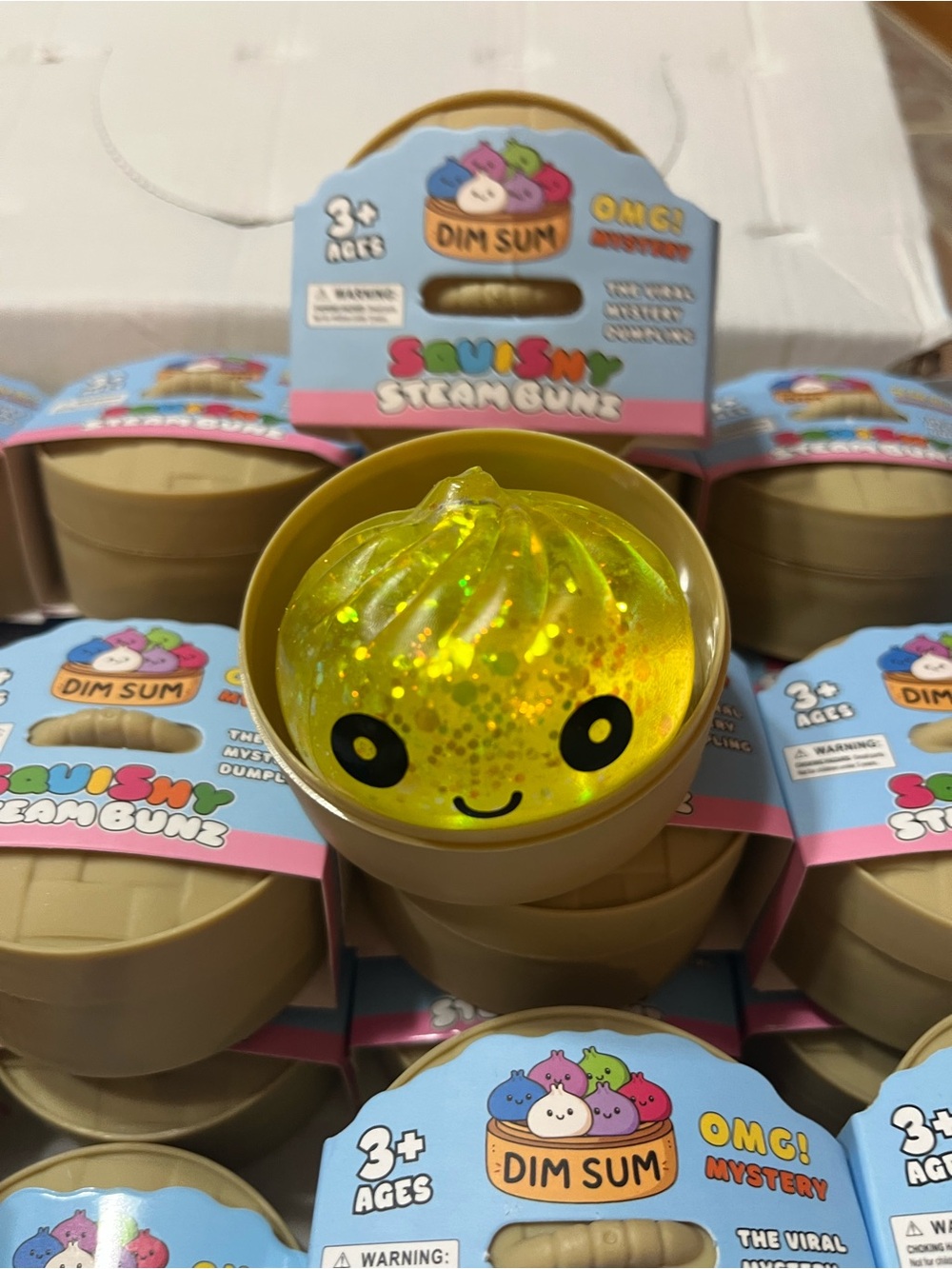 Mini rare Squishy Steam buns